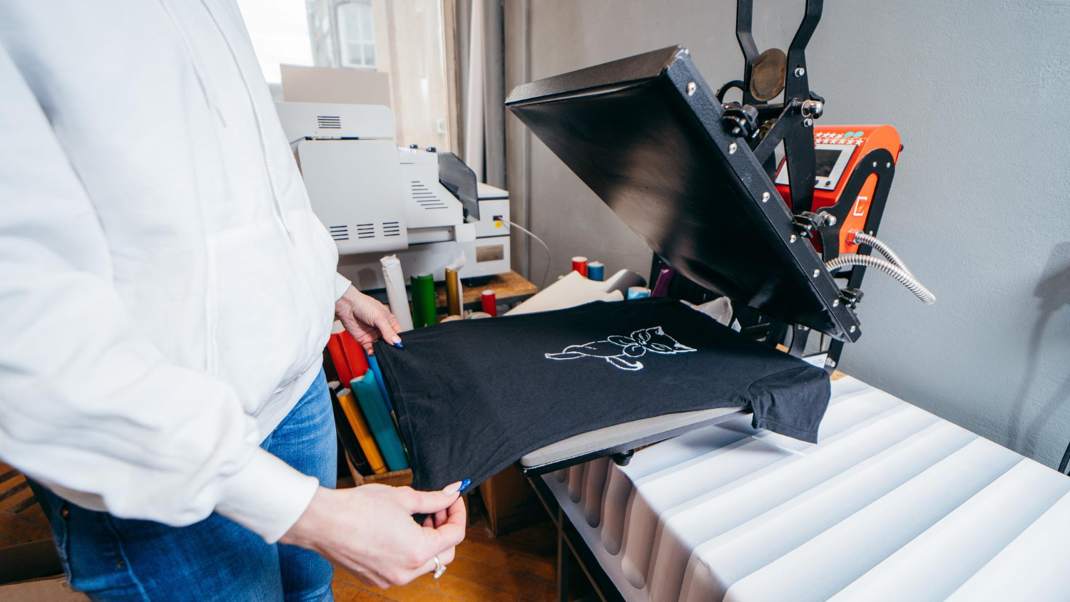 Solution d'impression par flocage